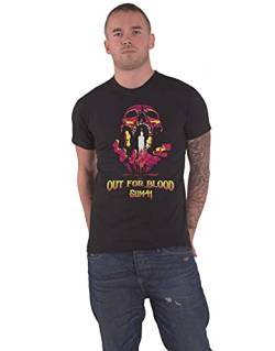 Sum 41 Out for Blood Männer T-Shirt schwarz L 100% Baumwolle Band-Merch, Bands von Rockoff Trade