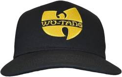 Wu-Tang Clan gesticktes Logo verstellbare Snapback-Mütze, Schwarz, Einheitsgröße, Schwarz, EinheitsgröÃŸe von Rockoff Trade