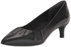 Rockport Damen Total Motion Kalila Gather Pump Pumps, Schwarz Leder, 45 EU von Rockport