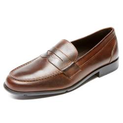 Rockport Herren Classic Loafer Penny, Cognac, 7 breit, Cognac, 40 EU Weit von Rockport