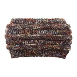 Rockreyoa Winter Warmes Stirnband Elastische Breit Haarband Verdicken Stirnbänder Ohrwärmer Kopfband Mode Haarschmuck Gestrickte Kopfbedeckung Ohrenschutz für Bad Dusche Sport Hautpflege Kaffee von Rockreyoa