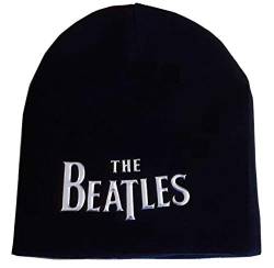 Beatles Beanie Sonic Silver Drop T Logo Knit Skully Mütze, Schwarz von Rocks-off