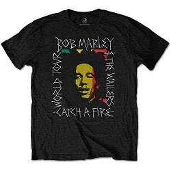 Bob Marley Rasta Scratch offiziell Männer T-Shirt Herren (XX-Large) von Rocks-off
