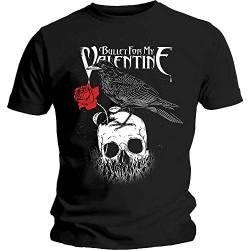 Bullet for My Valentine Raven offiziell Männer T-Shirt Herren (Medium) von Rocks-off