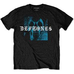 Deftones Static Skull offiziell Männer T-Shirt Herren (Medium) von Rocks-off