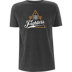 Grey FOO Fighters Triangle offiziell Männer T-Shirt Herren (X-Large) von Rocks-off