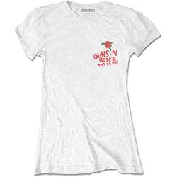 Ladies Guns n' Roses Lies offiziell Frauen T-Shirt Damen (Medium) von Rocks-off