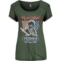 Ladies Jimi Hendrix Electric Ladyland offiziell Frauen T-Shirt Damen (Medium) von Rocks-off