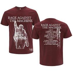 Rage Against The Machine Bola Album Cover Red offiziell Männer T-Shirt Herren (Medium) von Rocks-off