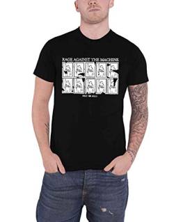 Rage Against The Machine T Shirt Post No Bills Band Logo offiziell Herren von Rocks-off
