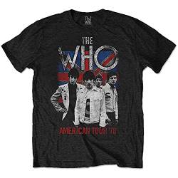Rock Off The Who Unisex Eco T-Shirt: American Tour '79, Schwarz , Large von Rocks-off