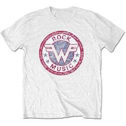 Weezer - Rock Music Herren Unisex T-Shirt weiß - L von Rocks-off