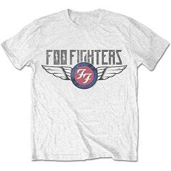 White FOO Fighters Dave Grohl Logo offiziell Männer T-Shirt Herren (Large) von Rocks-off