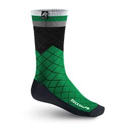 Rocky Alps Mountainbike Fahrrad Socken Design MP (Mountain Pixel) (M 39 - 42, Green) von Rocky Alps