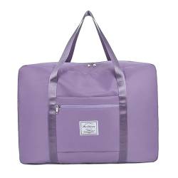 Geschäftsreise Reisetasche Weibliche Kurzstrecken-Gepäcktasche Handheld Große Kapazität Aufbewahrungstasche Faltbare Leichte Reisetasche Tasche TascheAufbewahrungstasche, violett, L von Rocky Green