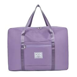 Geschäftsreise Reisetasche Weibliche Kurzstrecken-Gepäcktasche Handheld Große Kapazität Aufbewahrungstasche Faltbare Leichte Reisetasche Tasche TascheAufbewahrungstasche, violett, XL von Rocky Green