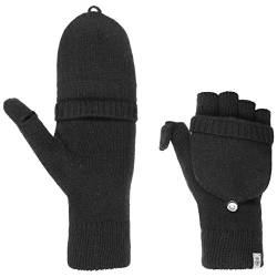 Roeckl Strickhandschuhe Fingerlose Handschuhe Merino Winterhandschuhe (One Size - schwarz) von Roeckl