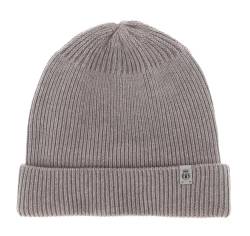 Roeckl Umschlagmütze mit Kaschmir Beanie Strickmütze Mütze Wollmütze Wintermütze Skimütze (One Size - Hellbeige) von Roeckl