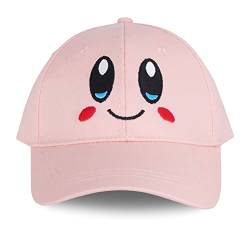 Roffatide Anime Kirby Baseballmütze Verstellbare Stickerei Baseballmütze für Frauen Männer Bedruckte Baumwolle Dad Hat Rosa von Roffatide