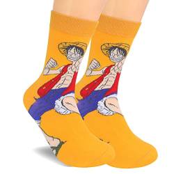 Roffatide Anime One Piece Crew Socks Luffy Sock für Männer Frauen von Roffatide