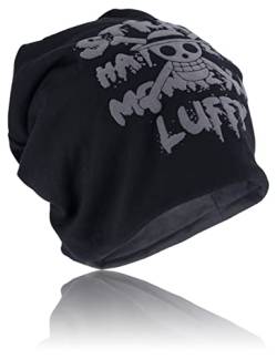 Roffatide Anime One Piece Slouchy Beanie Luffy Schädel Caps Hip-Hop Weiche Leichte Beanie Winter Warme Hut für Männer Jungen von Roffatide