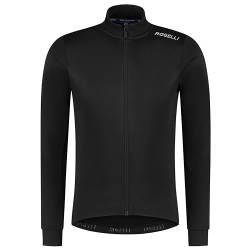 Rogelli Core Fahrradtrikot Herren - Radtrikot Herren Langarm - Rennrad Trikot - Schwarz - Größe L von Rogelli