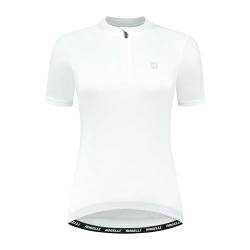 Rogelli Core Radtrikot Damen, Fahrradtrikot Kurzarm, Rennrad Trikot, Atmungsaktive, Radsport Shirt - Weiß, S von Rogelli