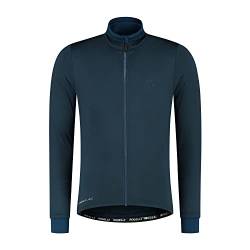 Rogelli Essential Fahrradtrikot Herren - Radtrikot Herren Langarm - Rennrad Trikot - Blau - Größe 3XL von Rogelli