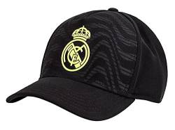 Offizieller Real Madrid Hut Modell Schwarz Gelb Blancos-Mütze Unisex Größe Erwachsene Jungen von Roger's