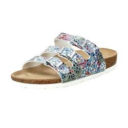 Rohde Damen, Frauen, Klassische Sandalen, Sandalen,Pantoletten,Sommerschuhe,Hausschuhe,Kork-fußbett,Jeans,36 EU / 3.5 UK von Rohde