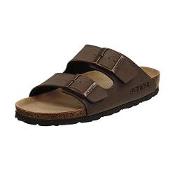 Rohde Damen, Frauen, Klassische Sandalen, Sandalen,Pantoletten,Sommerschuhe,Hausschuhe,Kork-fußbett,Mocca,37 EU / 4 UK von Rohde