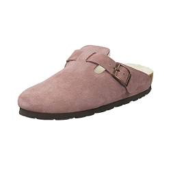 Rohde Damen, Frauen, Pantoletten, Slipper,Sandalen,Freizeitschuhe,Schlupfschuhe,schluepfschuhe,Slipper,Slides,Slip-ons,Mules,Altrosa,38 EU von Rohde