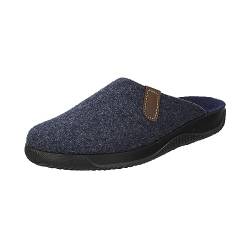 Rohde Damen, Frauen, Pantoletten, Slipper,Sandalen,Freizeitschuhe,Schlupfschuhe,schluepfschuhe,Slipper,Slides,Slip-ons,Mules,BLAU,40 EU von Rohde