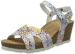 Rohde Damen Massa Riemchensandalen, Mehrfarbig (Weiss/Bunt 08) von Rohde