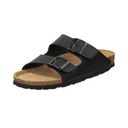 Rohde GRADO Herren, Männer, Pantoletten, Slipper,Slides,Sandalen,Sommerschuhe,Freizeitschuhe,Sandalen,Freizeitschuhe,SCHWARZ,43 EU von Rohde