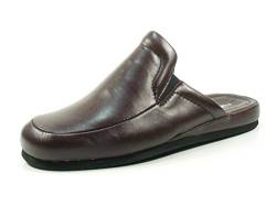 Rohde Varberg 6607-48 Herren Schuhe Hausschuhe Pantoffeln Leder, Größe:40 EU, Farbe:Rot von Rohde