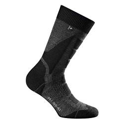 Rohner Back-Country L/R Socken schwarz/grau von Rohner