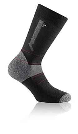 Rohner Nordic Light Schwarz - Warme robuste Allround Wintersport Socken, Größe EU 42-44 - Farbe Schwarz von Rohner