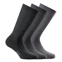 Rohner advanced socks Sport 3er Pack Socken, Grey, EU 43-46 von Rohner