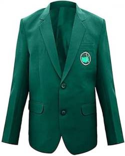 Rokees Master Golf Turnier Grüner Blazer für Herren, grüner Sportmantel, grüner Golf-Blazer, Master Green Jacke, Grün , XL von Rokees