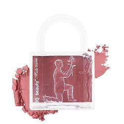 Gesichts-Rouge-Palette,Matte Gesichtspalette - Lock Shape Matte Blusher Proposal Scene Pattern Wasserdichter Anti-Schmutz für Frauen Rolempon von Rolempon