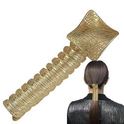 Schwanzhaar-Loop-Werkzeug | Haarflechtwerkzeug für hohen Pferdeschwanz - Haarwerkzeuge Haardreher, Japan Haarstab Spirale DIY Haarschmuck Rolempon von Rolempon