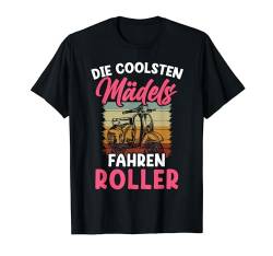 Roller Geschenk für Rollerfahrer Motorroller Scooterfahrer T-Shirt von Roller Tshirt Damen Scooter Motorroller Mädchen