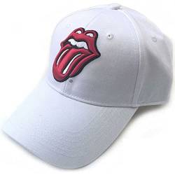 Rolling Stones Baseball cap Classic Tongue Weiß von Rolling Stones