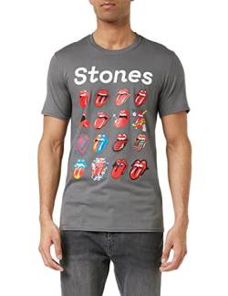 Rolling Stones Herren The No Filter Evolution T-Shirt, grau, XXL von Rolling Stones
