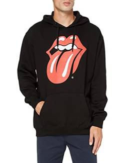 Rolling Stones Herren The Pullover Checker Tongue Hoodie, Schwarz, XXL von Rolling Stones