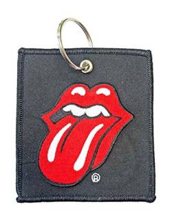 Rolling Stones The Schlüsselring Classic Tongue Band Logo Embroidered Nue Taglia unica von Rolling Stones