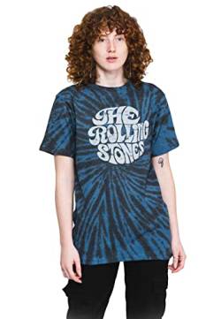 Rolling Stones The T Shirt 70s Band Logo Nue offiziell Dip Dye on Schwarz Unisex XL von Rolling Stones