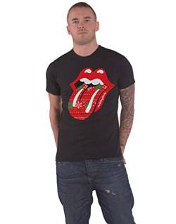 Rolling Stones The T Shirt Christmas Tongue Band Logo Nue offiziell Herren XL von Rolling Stones