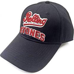 Rolling Stones The Team Logo Official Mens Black Baseball Cap Hat One Size von Rolling Stones